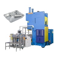 Machine de fabrication de poinçons en papier d'aluminium haut de gamme personnalisés en usine de boîtes à emporter en papier d'aluminium jetables en feuille d'étain