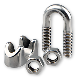 クランプワイヤーロープクリップM2/3/4/6/8/10/12/14mmワイヤーロープクリップケーブルボルトリギングハードウェアクランプ304ステンレス鋼 - Product Image 6