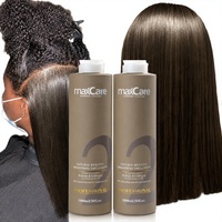 Traitement lissant à la kératine naturelle, crème lissante pour cheveux, sérum réparateur anti-frisottis pour cheveux abîmés