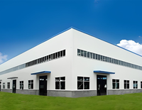 Kits d'entrepôts préfabriqués en structure métallique pour entrepôts industriels, ateliers, garages, hangars - Design moderne certifié ISO9001/CE