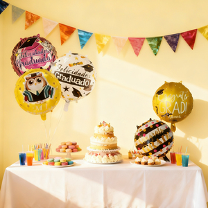 18 Inch <strong>Graduation</strong> <strong>Balloon</strong> Wholesale With Hanging Hole Foil <strong>Balloon</strong> Theme Party Supplies for Back to School Decoration <strong>Balloons</strong> - Product Image 1
