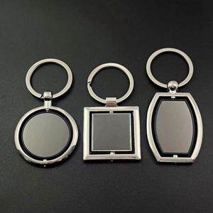 Llavero Metálico Giratorio de Fábrica, Material en Blanco para Impresión Láser UV, Venta al por Mayor, Aleación de Zinc, Regalos Promocionales Creativos - Product Image 5