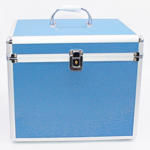 Estuche de transporte LP de gran oferta, cajas de vuelo de aluminio OEM personalizadas con <span class=keywords><strong>nuevo</strong></span> diseño para almacenamiento de discos - Product Image 2