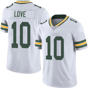 Green Bay Sport Tops <span class=keywords><strong>Jersey</strong></span> 10 JD Love 8 Josh Jacobs 4 Brett Favre 33 <span class=keywords><strong>Aaron</strong></span> <span class=keywords><strong>Jones</strong></span> Camisetas Fútbol americano Tallas grandes Corto - Product Image 3