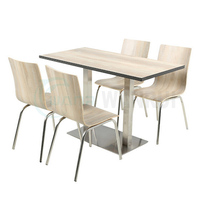 Meubles de cantine durables, table et chaises de salle à manger, mobilier de cantine scolaire