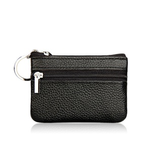 BOSHIHO Multifunction Key Wallet Card Wallet Zipper Pocket Coin Pouch Mini Leather Coin <b>Purse</b> - Product Image 5