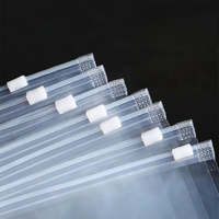 Pochette refermable en plastique PE transparent sur mesure, anti-odeur, impression en héliogravure, logo personnalisé, jetable pour emballage de détail