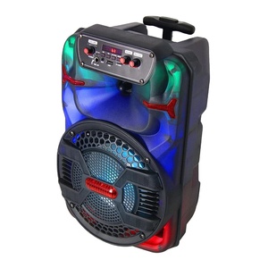 Caja de sonido grande de 8 pulgadas original personalizada de fábrica, caja de sonido potente, altavoz con carro, altavoz de fiesta para USB/Micro SD/<span class=keywords><strong>Radio</strong></span> FM - Product Image 2