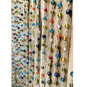 Luxury Decorative Beaded <b>Curtain</b> with Handmade Door Hanging Divider for Home Living Room Bedroom and Bohemian Interior Decor Use - Product Image 1