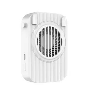 Factory Direct sales 2024 new lazy neck fan USB rechargeable outdoor sports mini portable hanging waist cold fan gift