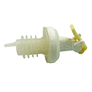 Tapón de botella de vinagre de aceite, dispensador de boquilla a prueba de fugas, dispensador de vertedor de aceite, dispensador de plástico blanco, novedad - Product Image 5