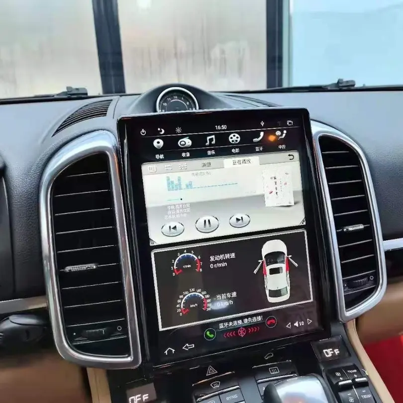 Bosstar Vertical Screen 10,4 Zoll Android Autoradio Radio Für Porsche Cayenne Navigation GPS Carplay Autoradio