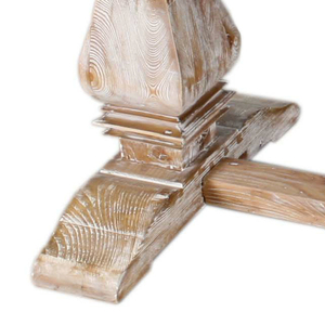 Tables à manger de style antique, vente en gros d'usine moderne, meubles en vieux bois d'orme pour hôtels, banquets, restaurants de loisirs, desserts délicieux - Product Image 4