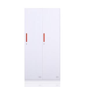 Armoire de rangement <span class=keywords><strong>en</strong></span> acier, classeur à 2 portes avec <span class=keywords><strong>casier</strong></span> d'école utilisé pour les vendre - Product Image 2