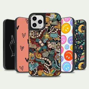 OEM ODM Casing Ponsel Pabrik Kustom dengan Logo Tpu Pc Mode Sarung Ponsel Desainer Cetak Penutup Telepon untuk iPhone