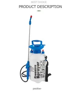 Made in taizhou hand pressure garden 5L sprayer/trigger plastic 5 L sprayer/lawn 5 Liter sprayer