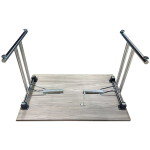 Bộ Ghế Bàn Gấp Bằng Thép Mạ Crôm Lớn Ổn Định Hình Ngôi Sao Bàn Gấp Bàn Gấp Có Thể Điều Chỉnh Độ Cao Gấp Được Đế Bàn Uống Rượu Dã Ngoại - Product Image 4