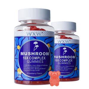 Factory Wholesale Price Mushroom <b>Gummies</b> Nutrition Supplement Immune Support Stress Relief Gummy Candy - Product Image 1