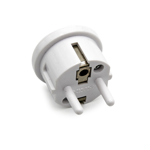 Hot bán phổ nối du lịch nối đất Trắng ổ cắm ba prong điện chuyển đổi cắm adapter với mặt đất - Product Image 2