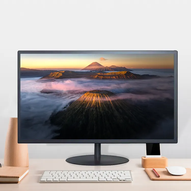 4k monitör 17 19 22 24 27 32 inç Lcd monitörler kavisli sınırsız profesyonel 4k oyun monitörler