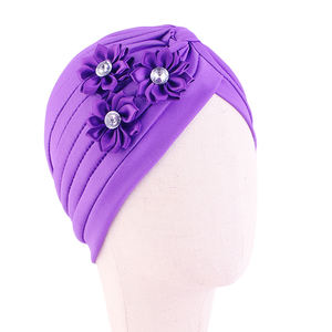 Mode Nouveau design Fille Tête Tissu Fleurs Turban pour enfant - Product Image 6