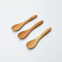 Cuillères en bois miniatures certifiées SGS FDA, vente en gros, sans peinture, sans cire, sans danger pour les aliments, anti-fissures, anti-moisissures, petites cuillères pour café et miel