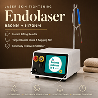 Triangel Top Sale Diode Laser 980nm 1470nm Appareil de lipolyse par laser, liposuccion, endolaser, raffermissement de la peau, lifting du visage et du cou