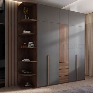 Planet small room diseña un armario con cajón de madera para dormitorio pequeño - Product Image 3