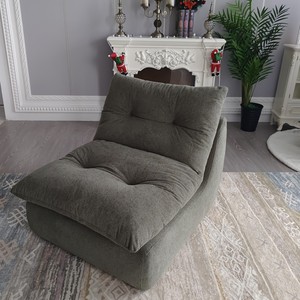 Sofá Puff Combinado de Estilo Patchwork, Suave y Cómodo, Nuevo Puff de Alta Gama, Sillón Reclinable Tipo <span class=keywords><strong>Oruga</strong></span> para Sala de Estar - Product Image 1