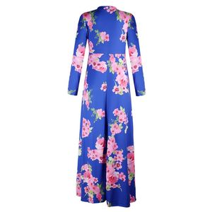 <span class=keywords><strong>Robe</strong></span> <span class=keywords><strong>longue</strong></span> décontractée à imprimé floral pour femme, taille plus (S-5XL), col en V croisé, manches longues, avec fonction antistatique, taille naturelle <span class=keywords><strong>H</strong></span>-2348 - Product Image 6