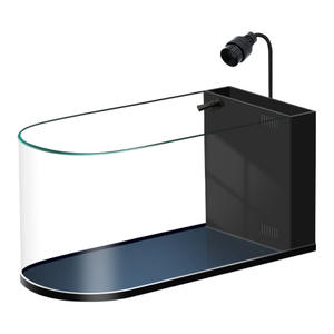 Acuario de Lujo de Vidrio Curvo <span class=keywords><strong>para</strong></span> Escritorio, Diseño de una Pieza, Ecológico, <span class=keywords><strong>para</strong></span> Peces Betta y Goldfish, Novedad 2026, <span class=keywords><strong>para</strong></span> Comedor y Dormitorio - Product Image 6