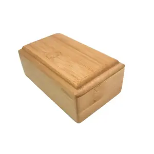 WDF Großhandel Anpassen Haustier Urnen Haustier Schatullen Hund Urnen Särge und Schatullen Adult Bamboo Natural Sustainable Wooden