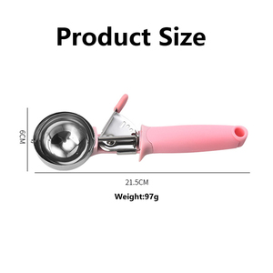 Cucchiaio per Gelato di Alta Qualità in Acciaio Inox con Meccanismo di Rilascio a Pressione per Gelato Fatto in Casa - Product Image 2