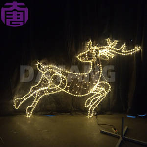 Luz LED 3D grande con diseño de reno, clasificación IP65, para exhibición en centros comerciales y decoraciones navideñas de jardín al aire libre. - Product Image 6