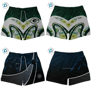Short de sport en maille solide vierge personnalisé Short de sport en maille de 7 pouces avec poche pour hommes à séchage rapide Gym Athletic American Football League - Product Image 3