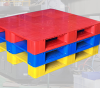 Palettes en plastique à dessus plat d'hygiène de palettes d'entrepôt de catégorie comestible résistante de 1200x1000 en Chine