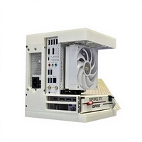 Nouveau boîtier ITX compact de bureau haut de gamme avec vue sur la mer, compatible cartes mères 17x17/17x19, alimentation SFX et ports USB frontaux