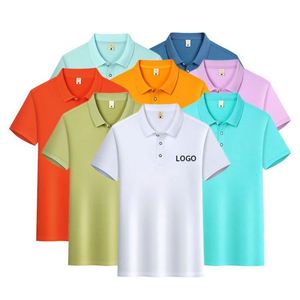 เสื้อโปโลแขนสั้นปักลายปกเสื้อ ระบายอากาศได้ดี เหมาะสำหรับใส่ทำงานลำลอง ไซส์ใหญ่ สไตล์ครอส-บอร์เดอร์ - Product Image 1