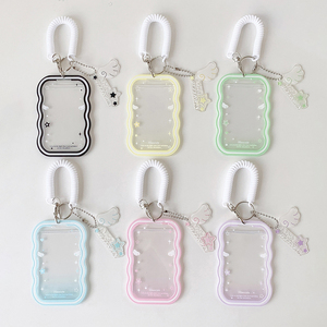 Porte-clés en plastique personnalisé Spot Original Little Wings, collection Polaroid ondulée de 3 pouces pour étudiants, collection Star Chasing, vente en gros - Product Image 1