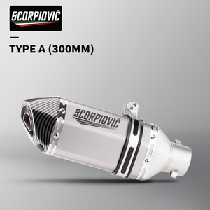 Silencieux d'échappement universel pour moto, 36-51mm, acier inoxydable, titane, 300mm, silencieux d'échappement ForAK <span class=keywords><strong>Ninja</strong></span> 250 <span class=keywords><strong>Z400</strong></span> R3 CBR650 - Product Image 6