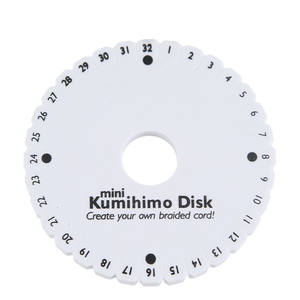 Hobbyworker 10,8 cm <span class=keywords><strong>Disco</strong></span> trenzado <span class=keywords><strong>Kumihimo</strong></span> de alta calidad para pulsera DIY Fabricación de joyas L0415 - Product Image 1