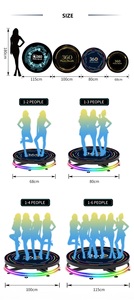 Đèn Vòng Tròn Chụp Ảnh Tự Sướng Wifi Live Show Máy Ảnh Gian Hàng <span class=keywords><strong>Video</strong></span> Cabina De Fotos 360 Buồng Chụp Ảnh Tự Động Xoay 360 Có Chân Đế - Product Image 2