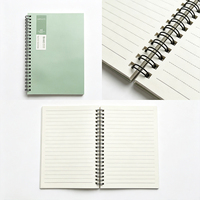 Cuaderno Espiral A5 Personalizado con Cubierta de Papel Impreso en CMYK, Diario de Escritura con Páginas Rayadas para la Escuela, Oficina y Notas Diarias