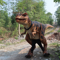 Costume de dinosaure léger grandeur nature pour adulte, pour parcs d'aventure intérieurs/extérieurs et musées