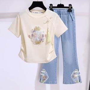 Conjunto <span class=keywords><strong>de</strong></span> Dos Piezas <span class=keywords><strong>de</strong></span> Moda para Niñas, Verano 2026, Alta Calidad, Diseño Lindo para Niñas Medianas <span class=keywords><strong>y</strong></span> Grandes - Product Image 5