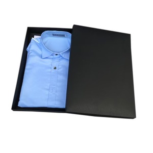 Caja de Regalo Rígida de Lujo Negra GiGO Personalizada de Material Reciclado para Ropa-Camisetas/Embalaje de Prendas al por Mayor con Ventaja UV - Product Image 2