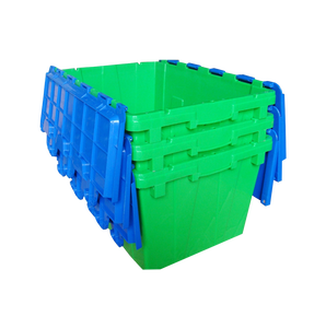 Vegetable Storage Box Storage Box 600*400*315 100% New Material Cold Chain Fruit Vegetable Plastic Food Storage Tote Box With Lid