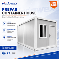 Vicdowex Promotion : Maison conteneur modulaire démontable à assemblage rapide pour bureau, logement temporaire, hôtel, entrepôt