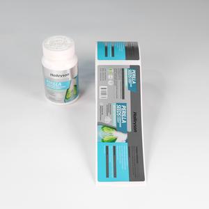 Impreso personalizado cuidado de la salud medicina farmacia botella Logo etiqueta adhesiva suplemento nutrición vinilo vitamina píldora etiquetas de embalaje - Product Image 3
