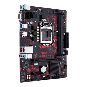 Carte mère <span class=keywords><strong>ASUS</strong></span> H310M-V3 R2.0 LGA1151, chipset Intel, prise en charge DDR4 pour processeurs de 6e/7e/8e/9e génération, double SATA intégré pour ordinateur de bureau - Product Image 1